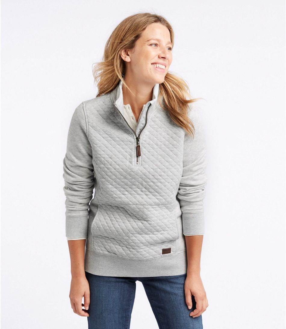 ll bean mens quilted sweatshirt